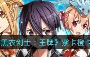 探秘《刀剑神域》王牌抽奖保底次数（抽中黑衣剑士，你需要知道的事情！）