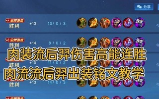 王者荣耀-后羿最强出装攻略（打造无敌射手，开启穿云箭之路！）