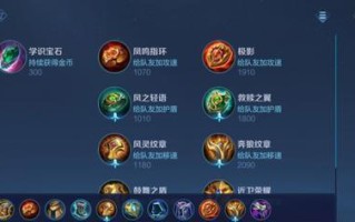 《以万战大乔出装攻略》（完美装备搭配，带你一战成名）