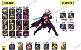 DNF女柔道装备详解（选择适合女性玩家的DNF柔道装备）