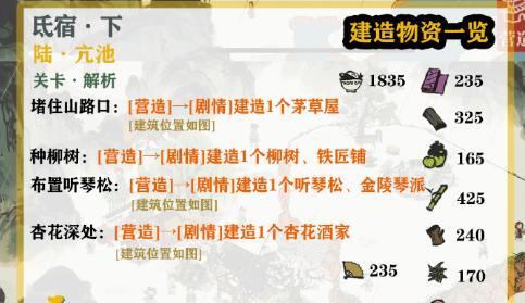 江南百景图建筑运输条件与方法介绍（以游戏为主，全方位掌握运输技巧）-第2张图片-游戏玩法大全_