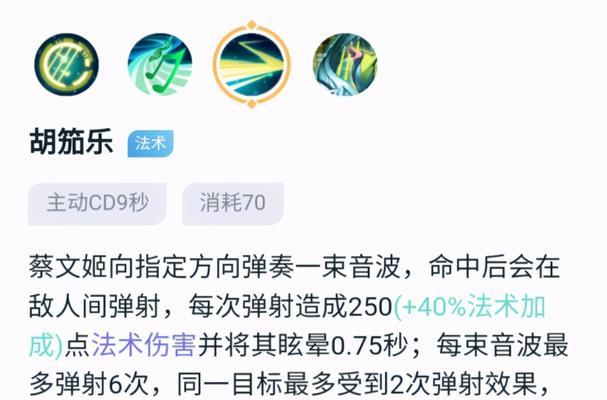 蔡文姬最新攻略出装大揭秘（打造无敌法力输出——蔡文姬装备选择与技巧）-第1张图片-游戏玩法大全_