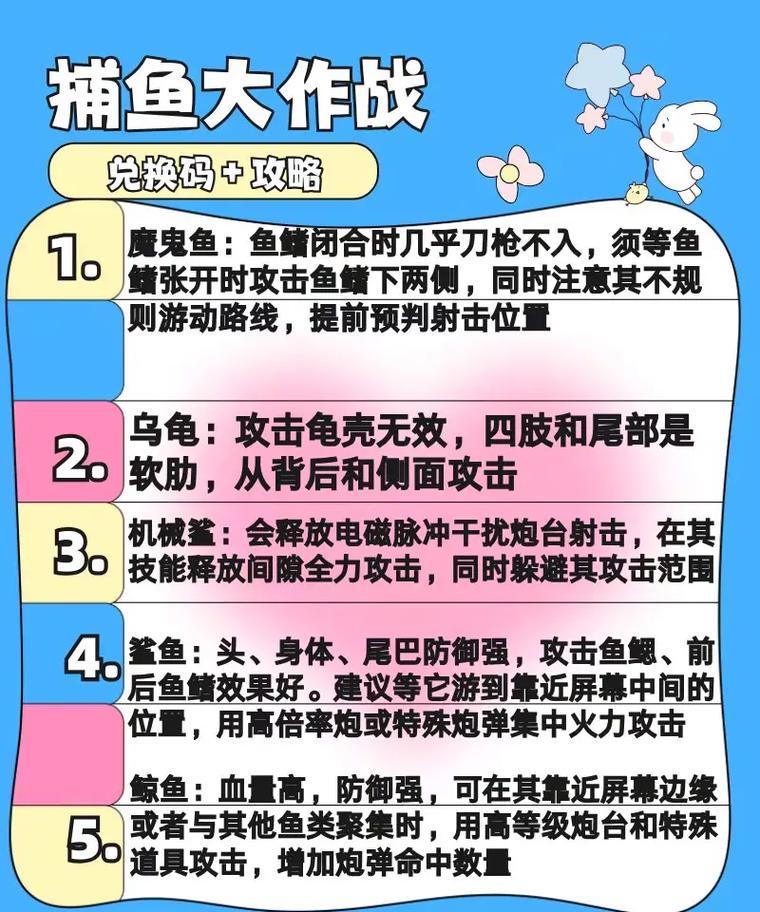 捕鱼任务游戏攻略大揭秘（成为捕鱼高手的关键技巧）-第3张图片-游戏玩法大全_